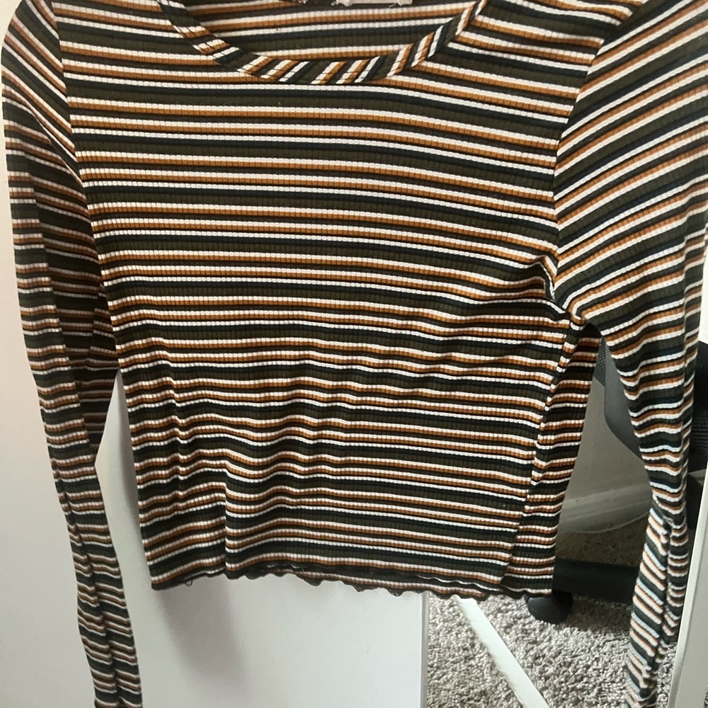 Striped Long Sleeve Top